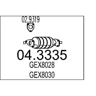 Catalyseur MTS [04.3335]
