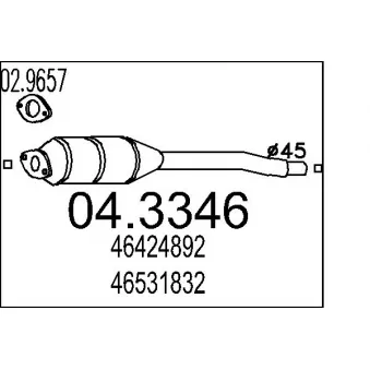 Catalyseur MTS [04.3346]