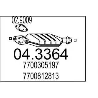 Catalyseur MTS [04.3364]