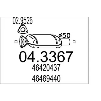 Catalyseur MTS [04.3367]