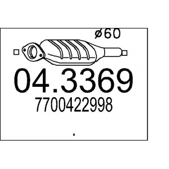 Catalyseur MTS [04.3369]