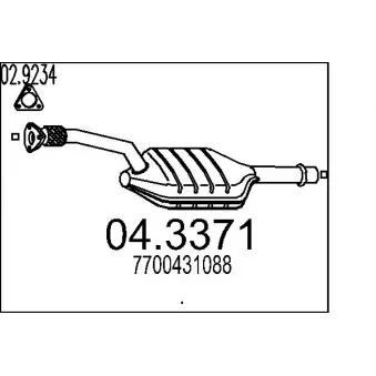 Catalyseur MTS [04.3371]