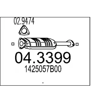 Catalyseur MTS [04.3399]
