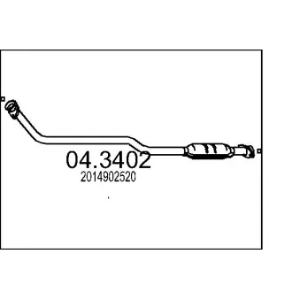 Catalyseur MTS [04.3402]