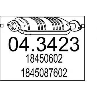 Catalyseur MTS [04.3423]