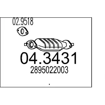Catalyseur MTS [04.3431]