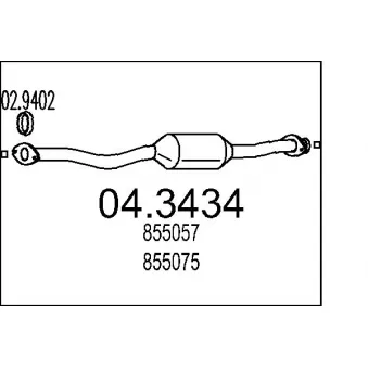 Catalyseur MTS [04.3434]