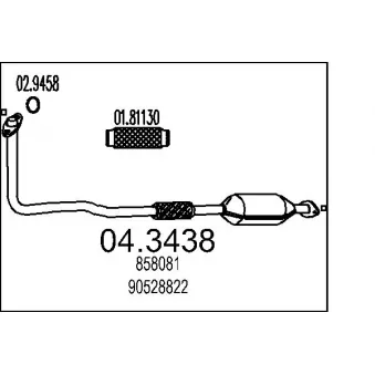 Catalyseur MTS [04.3438]