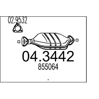 Catalyseur MTS [04.3442]