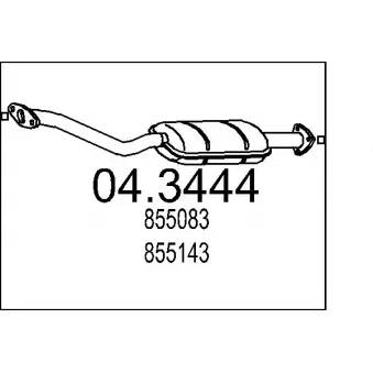 Catalyseur MTS [04.3444]