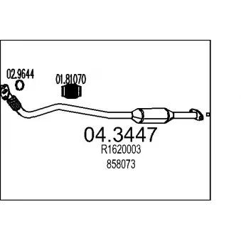 Catalyseur MTS [04.3447]