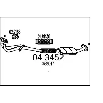 Catalyseur MTS [04.3452]