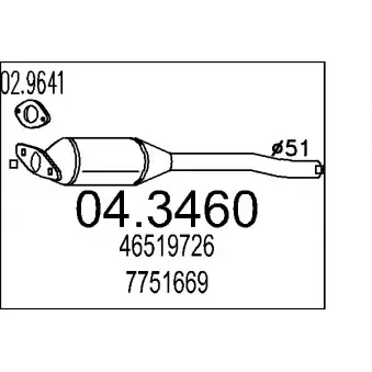 Catalyseur MTS [04.3460]