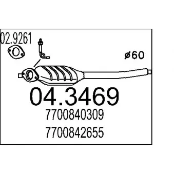Catalyseur MTS [04.3469]
