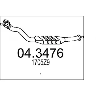 Catalyseur MTS [04.3476]
