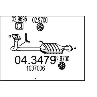 Catalyseur MTS [04.3479]