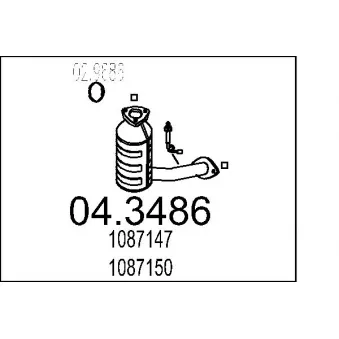 Catalyseur MTS [04.3486]