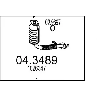Catalyseur MTS [04.3489]