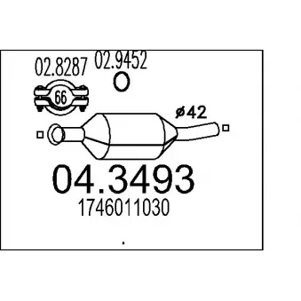 Catalyseur MTS [04.3493]