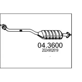 Catalyseur MTS [04.3600]