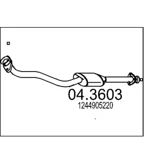 Catalyseur MTS [04.3603]