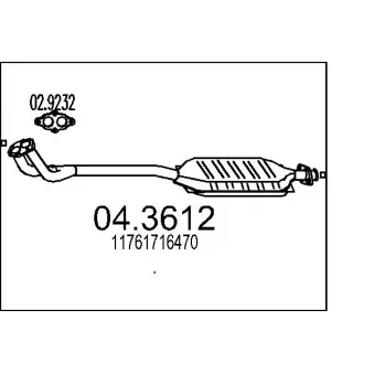 Catalyseur MTS [04.3612]