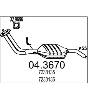 Catalyseur MTS [04.3670]