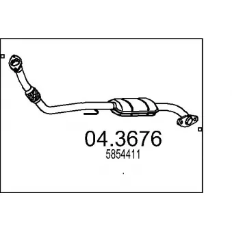 Catalyseur MTS [04.3676]