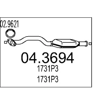 Catalyseur MTS [04.3694]