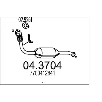 Catalyseur MTS [04.3704]