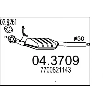 Catalyseur MTS [04.3709]