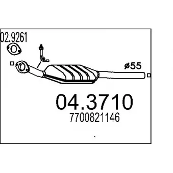 Catalyseur MTS [04.3710]