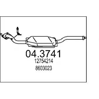 Catalyseur MTS [04.3741]