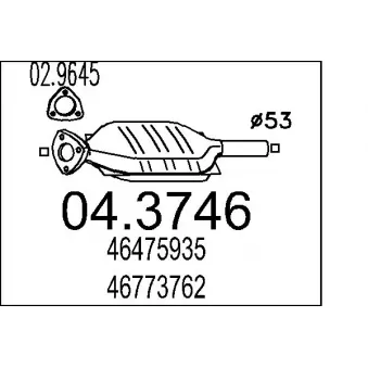 Catalyseur MTS [04.3746]