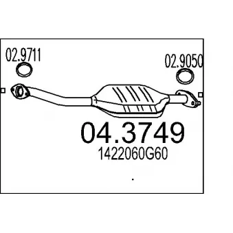 Catalyseur MTS [04.3749]