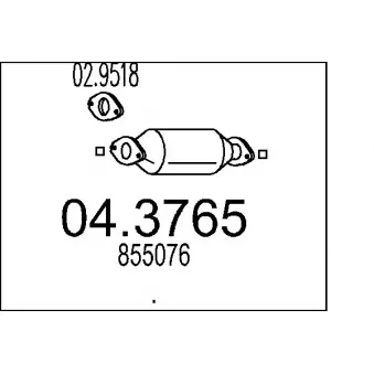 Catalyseur MTS [04.3765]
