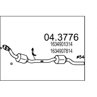 Catalyseur MTS [04.3776]