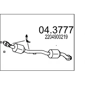Catalyseur MTS [04.3777]