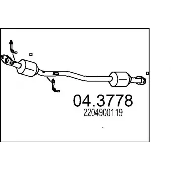 Catalyseur MTS [04.3778]