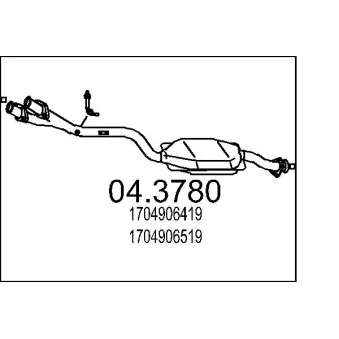 Catalyseur MTS [04.3780]