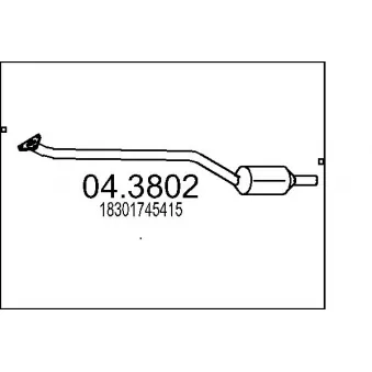 Catalyseur MTS [04.3802]