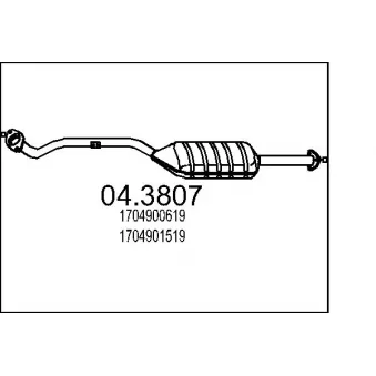 Catalyseur MTS [04.3807]