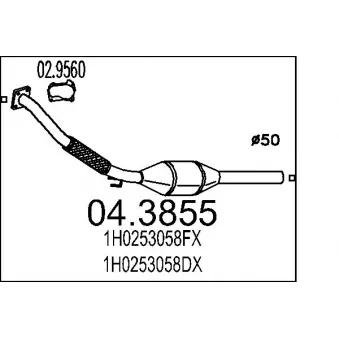 Catalyseur MTS [04.3855]