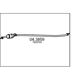 MTS 04.3859 - Catalyseur
