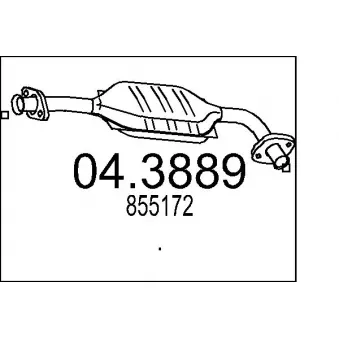 Catalyseur MTS [04.3889]