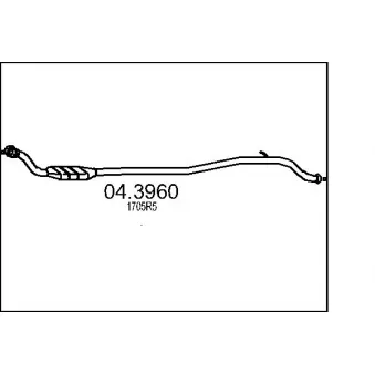 MTS 04.3960 - Catalyseur