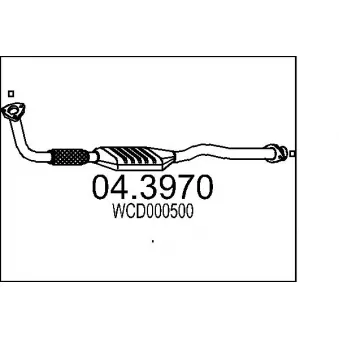 Catalyseur MTS [04.3970]