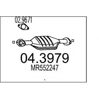 Catalyseur MTS [04.3979]