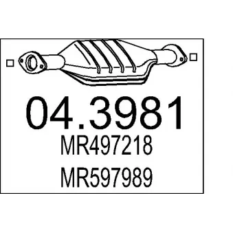 Catalyseur MTS [04.3981]