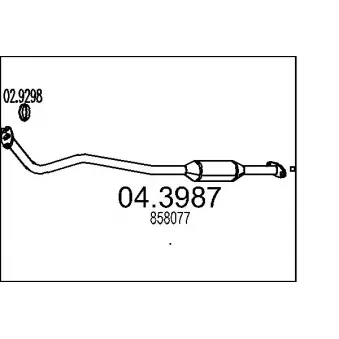 Catalyseur MTS [04.3987]